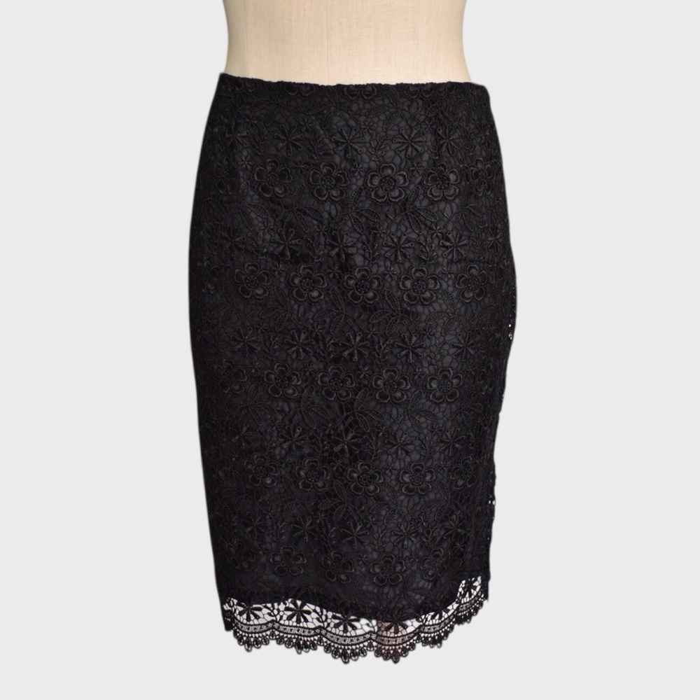 Apt 9 Floral Lace Pencil Skirt